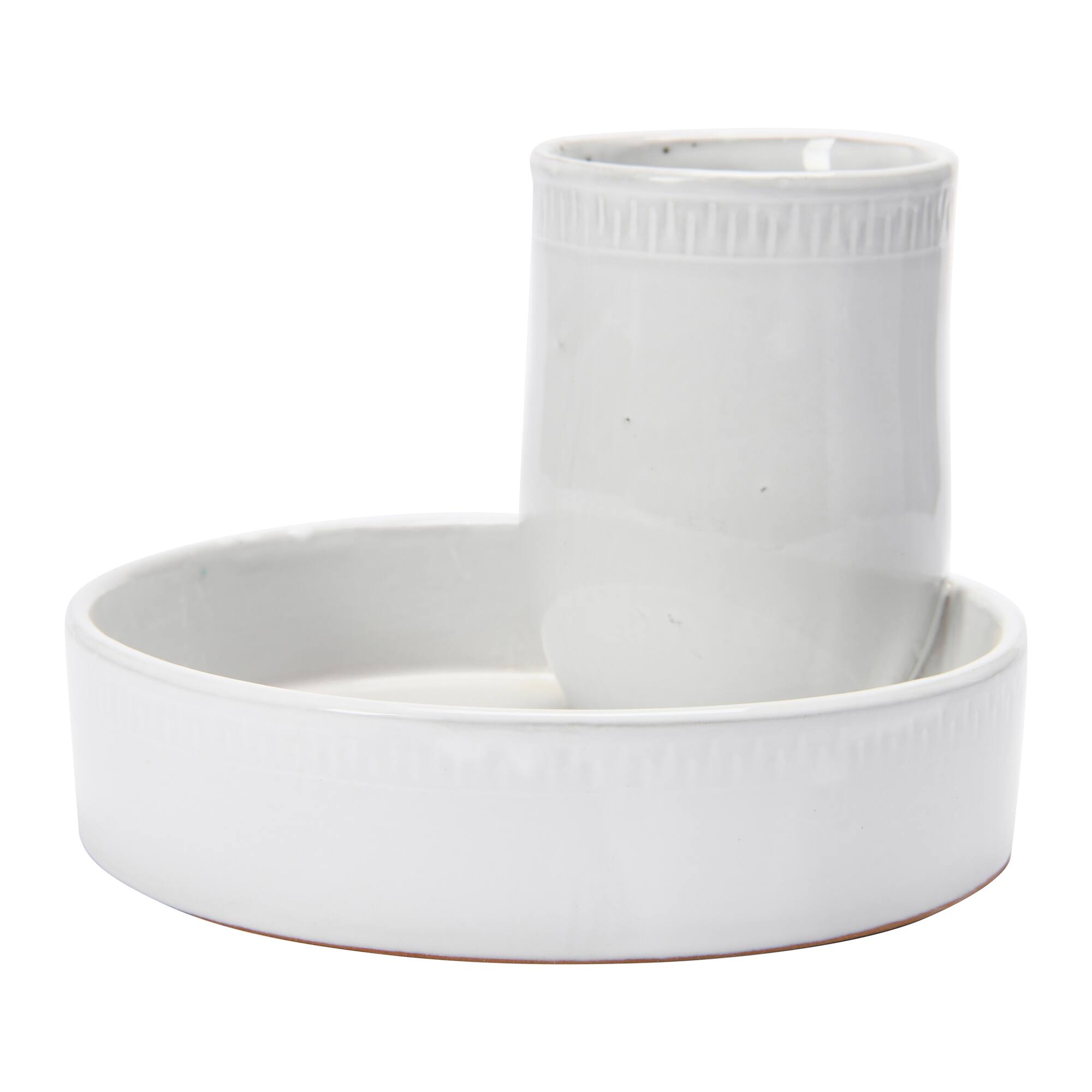Hello Honey® 6.7" White Terra Cotta Tray